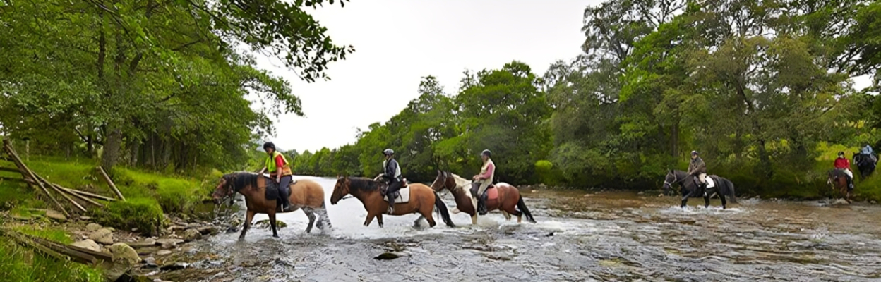 Horse riders enjoying Glenlivet Estate