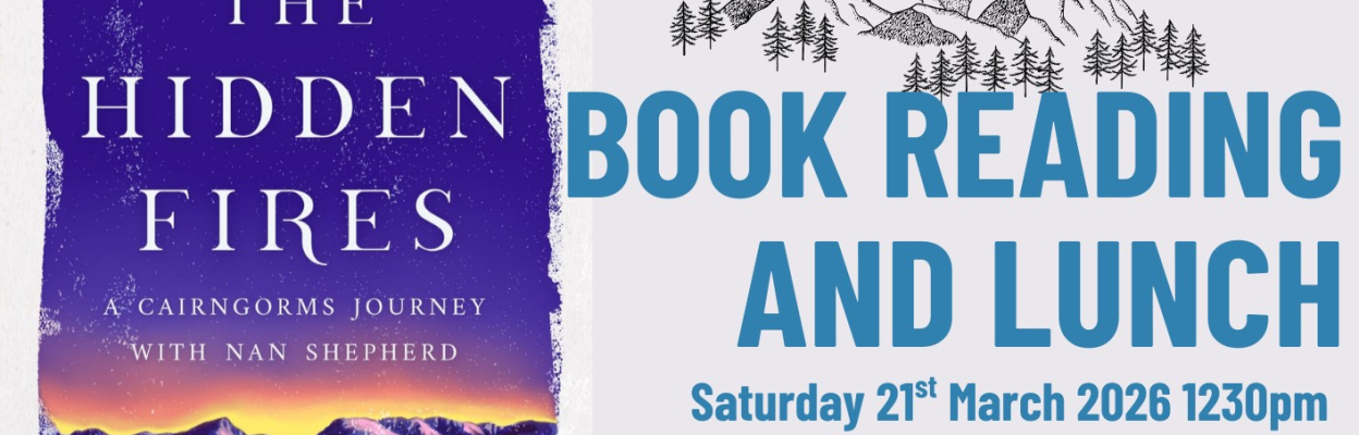 Poster showing details of Book Reading Event