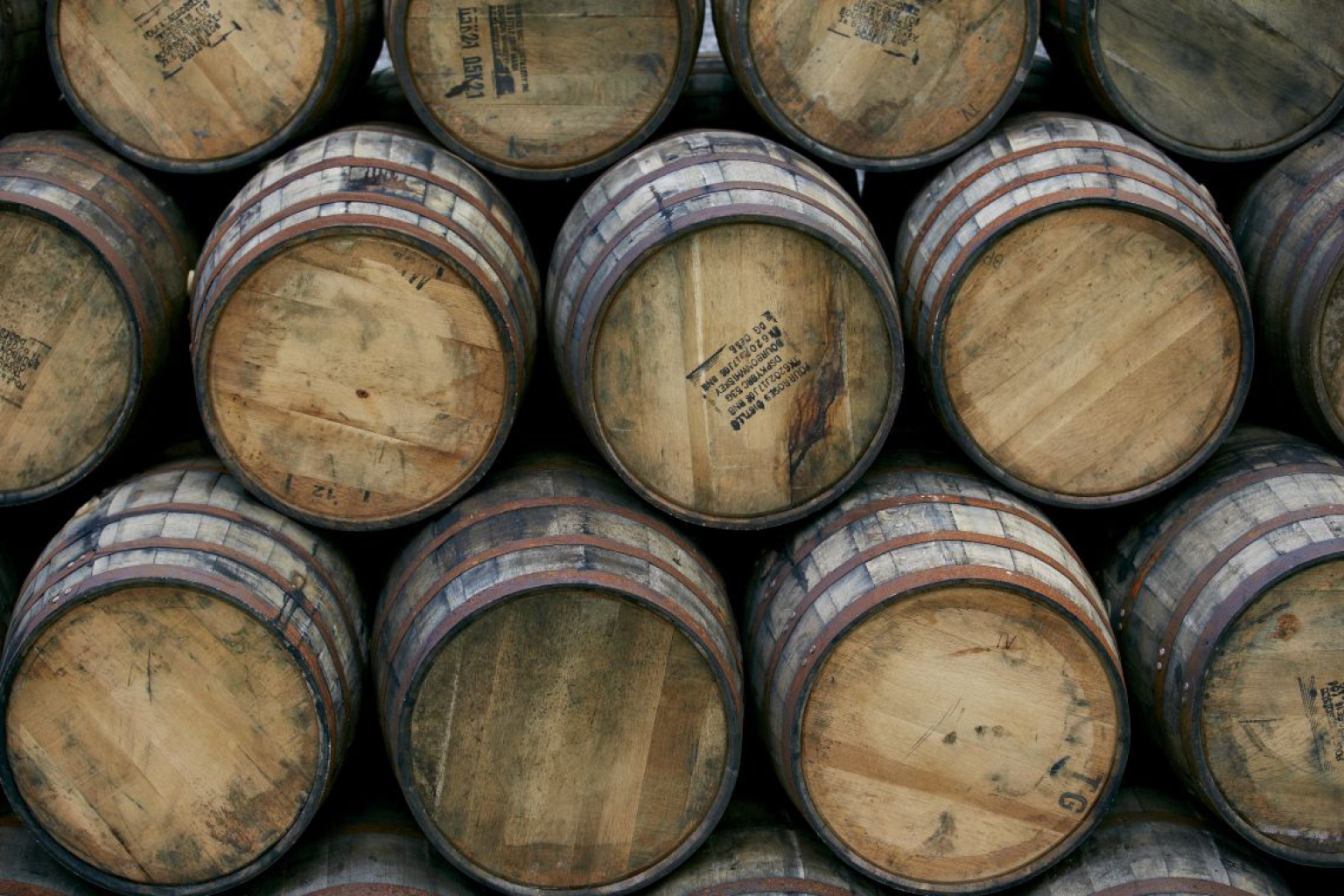 Whisky barrels