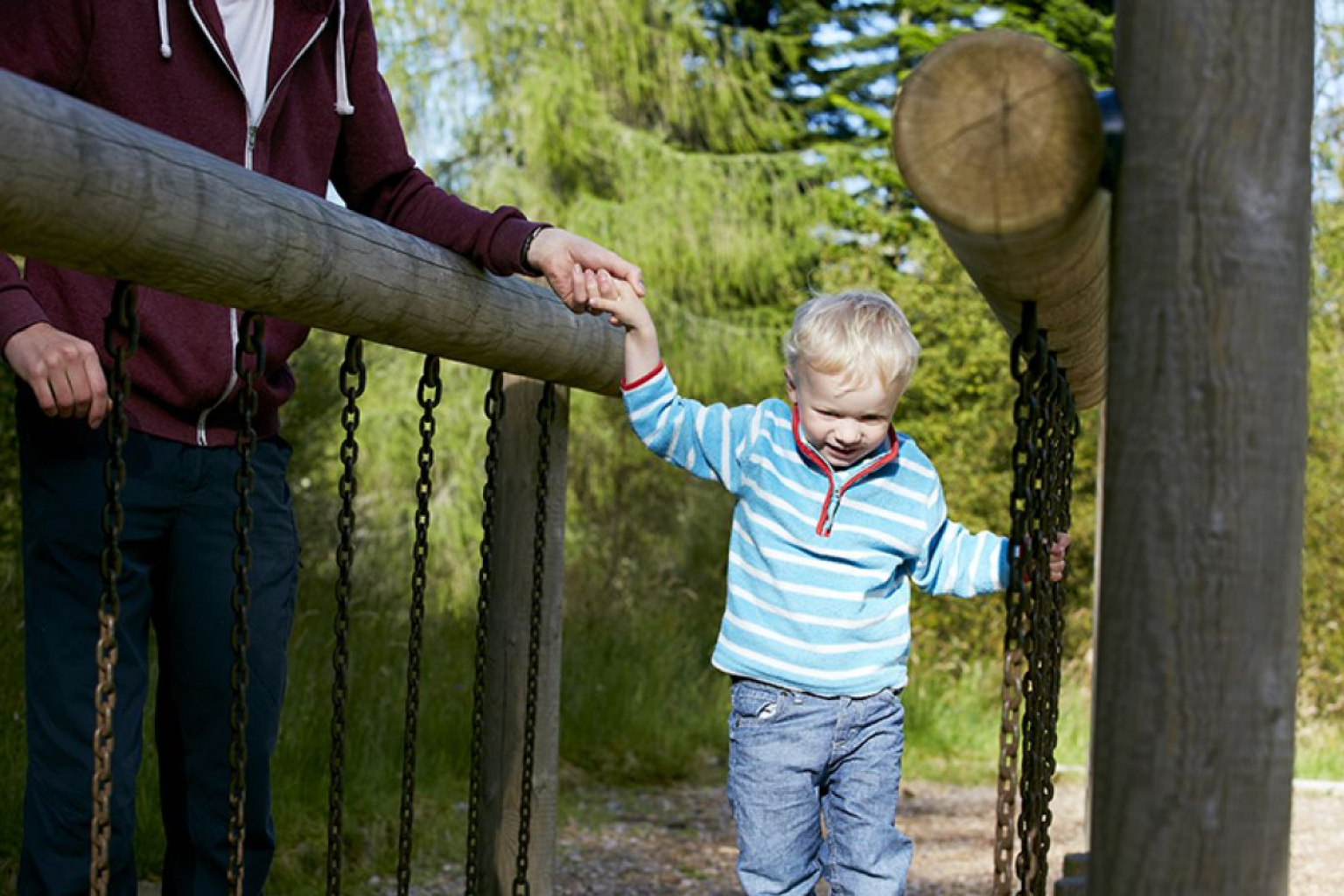 Woodland adventure playground