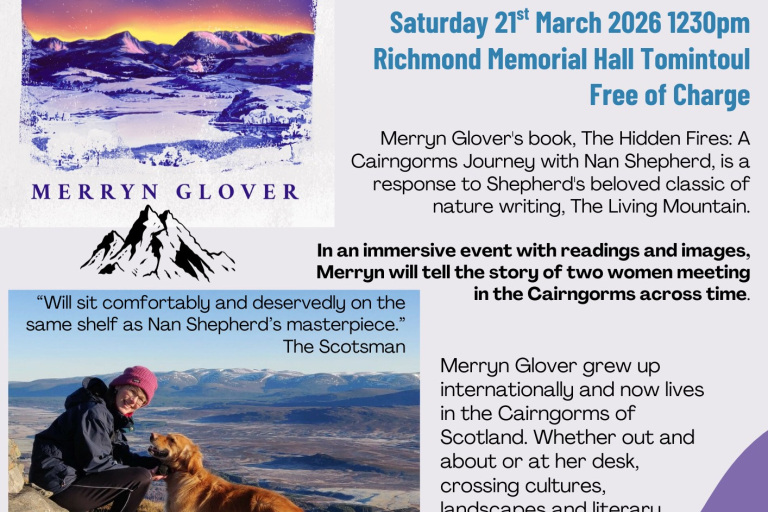 Poster showing details of Book Reading Event